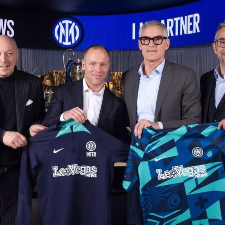 LeoVegas Group launches new worldwide partnership with Inter, logos shirts and boosting presence internationally