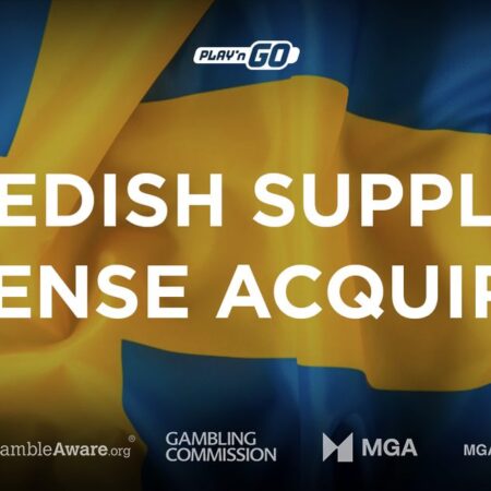 Play’n GO secures new Swedish supplier licence