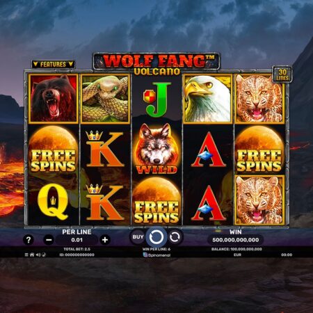 Spinomenal unleashes Wolf Fang Volcano slot