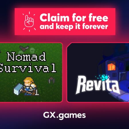 Revita Survival and Nomad Survival are available for free with the GX.games Monthly drop for April