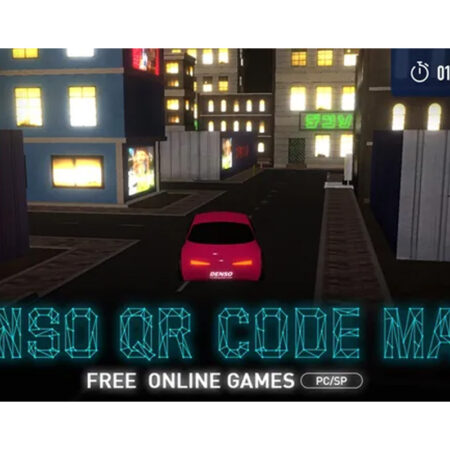 QR Codes can be made into a game! DENSO launches a free online game, ‘DENSO QR code Maze’