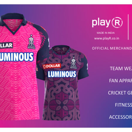 PlayR teams up with Rajasthan Royals to be their exclusive Global Merchandise Partner in the upcoming T20 Tournament