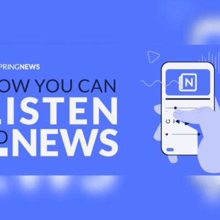 SpringNews expands its features: You can now listen to it