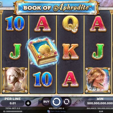 Spinomenal launches the stunning Book of Aphrodite: The Golden Era Slot