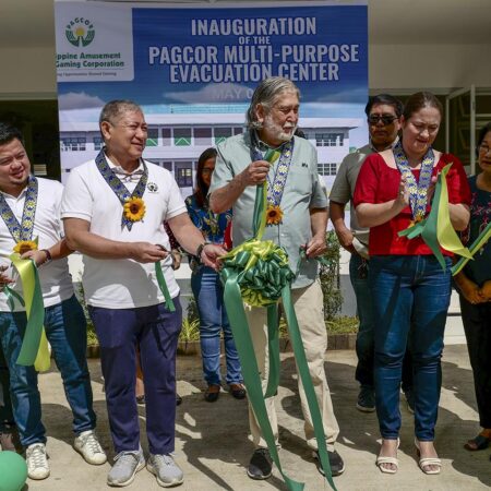 PAGCOR INAUGURATES ANOTHER EVACUATION FIELDS IN ALBAY