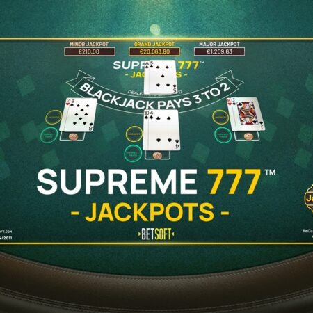 Betsoft Gaming Releases the “Supreme 7777 Jackpots”.