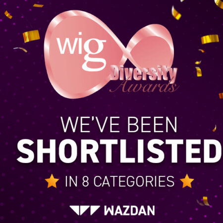 Wazdan is nominated in 8 categories for the Women in Gaming Diversity Awards