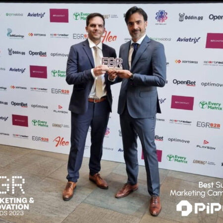 Pipol wins in the “Marketing Suppliers” category at the EGR Global Awards 2019