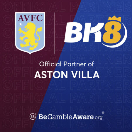 Aston Villa enters into partnership with BK8