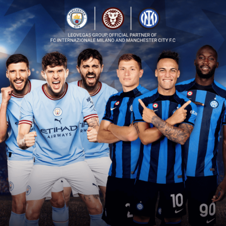 LeoVegas Group celebrates its partners and finalists Manchester City F.C. and FC Internazionale Milano