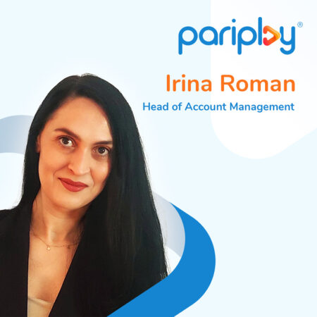 Irina Roma joins Pariplay as the new head of Account Management