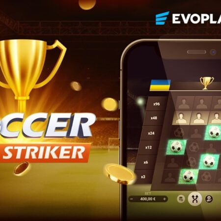 Soccer Solo Striker, the latest game from Evoplay, is a great way to get on top of the charts.