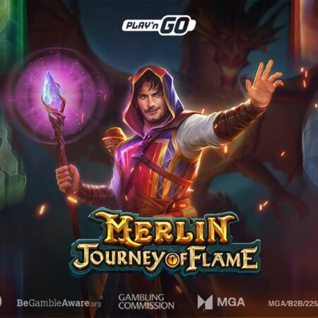 Play’n GO shares their new magical slot Merlin: Journey of Flame