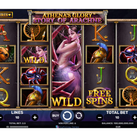 Athena’s glory – The Story of Arachne is a new slot from Spinomenal that weaves magic.