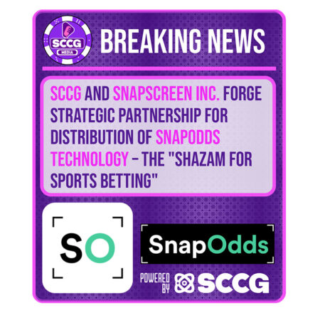 SCCG and Snapscreen Inc. Forge Strategic Partnership For The Distribution Of SnapOdds Technology, “The Shazam for Sports Betting”.