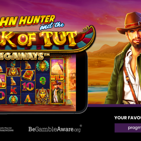 A NEW ADVENTURE IS SET IN MOTION WITH JOHN HUSTER AND THE BOOK of TUT MEGAWAYS ™.